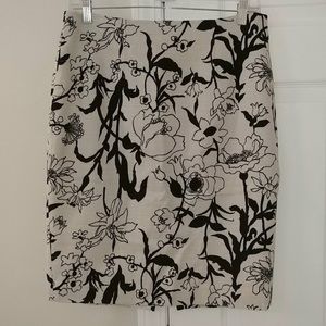 Ann Taylor Petite Floral Jaquard Dress